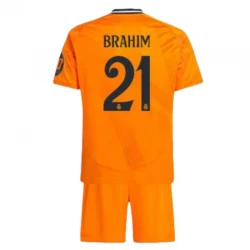 Dětské Brahim #21 Fotbalové Dresy Real Madrid 2024-25 HP Venkovní Dres Komplet