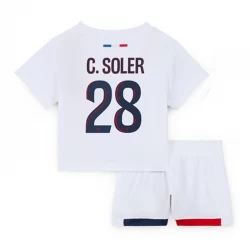 Dětské C.Soler #28 Fotbalové Dresy Paris Saint-Germain PSG 2024-25 Venkovní Dres Komplet