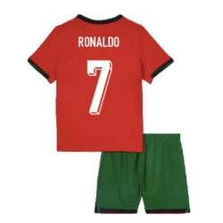 Dětské Cristiano Ronaldo #7 Fotbalové Dresy Portugalsko Mistrovství Evropy 2024 Domácí Dres Komplet