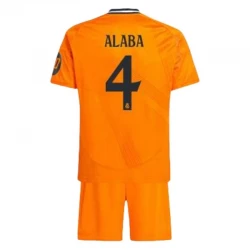 Dětské David Alaba #4 Fotbalové Dresy Real Madrid 2024-25 HP Venkovní Dres Komplet