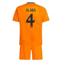 Dětské David Alaba #4 Fotbalové Dresy Real Madrid 2024-25 Venkovní Dres Komplet