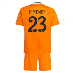 Dětské F.Mendy #23 Fotbalové Dresy Real Madrid 2024-25 Venkovní Dres Komplet