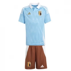Dětské Fotbalové Dresy Belgie Mistrovství Evropy 2024 Venkovní Dres Komplet