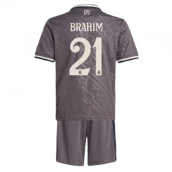 Dětské Fotbalové Dresy Brahim #21 Real Madrid 2024-25 Alternativní Dres Komplet