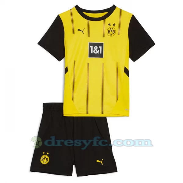 Dětské Fotbalové Dresy BVB Borussia Dortmund 2024-25 Domácí Dres Komplet