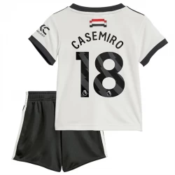 Dětské Fotbalové Dresy Casemiro #18 Manchester United 2024-25 Alternativní Dres Komplet