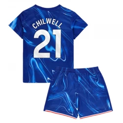 Dětské Fotbalové Dresy Chelsea FC Chilwell #21 2024-25 Domácí Dres Komplet