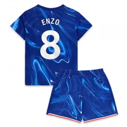 Dětské Fotbalové Dresy Chelsea FC Enzo Fernández #8 2024-25 Domácí Dres Komplet