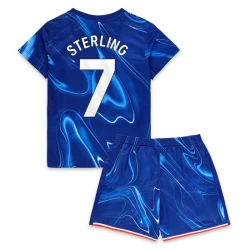 Dětské Fotbalové Dresy Chelsea FC Raheem Sterling #7 2024-25 Domácí Dres Komplet