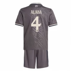 Dětské Fotbalové Dresy David Alaba #4 Real Madrid 2024-25 Alternativní Dres Komplet