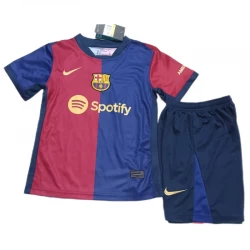 Dětské Fotbalové Dresy FC Barcelona 2024-25 Domácí Dres Komplet