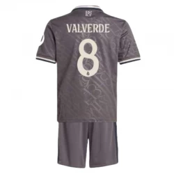 Dětské Fotbalové Dresy Federico Valverde #8 Real Madrid 2024-25 HP Alternativní Dres Komplet