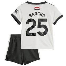 Dětské Fotbalové Dresy Jadon Sancho #25 Manchester United 2024-25 Alternativní Dres Komplet