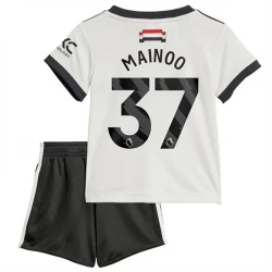 Dětské Fotbalové Dresy Kobbie Mainoo #37 Manchester United 2024-25 Alternativní Dres Komplet