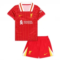 Dětské Fotbalové Dresy Liverpool FC 2024-25 Domácí Dres Komplet