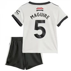 Dětské Fotbalové Dresy Maguire #5 Manchester United 2024-25 Alternativní Dres Komplet