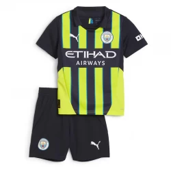 Dětské Fotbalové Dresy Manchester City 2024-25 Venkovní Dres Komplet