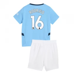 Dětské Fotbalové Dresy Manchester City Rodrigo #16 2024-25 Domácí Dres Komplet