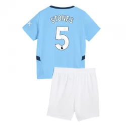 Dětské Fotbalové Dresy Manchester City Stones #5 2024-25 Domácí Dres Komplet