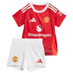 Dětské Fotbalové Dresy Manchester United 2024-25 Domácí Dres Komplet