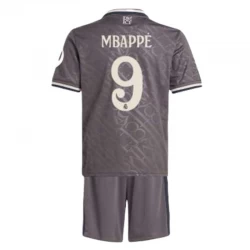 Dětské Fotbalové Dresy Mbappe #9 Real Madrid 2024-25 HP Alternativní Dres Komplet