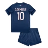 Dětské Fotbalové Dresy Paris Saint-Germain PSG Ousmane Dembélé #10 2024-25 Domácí Dres Komplet