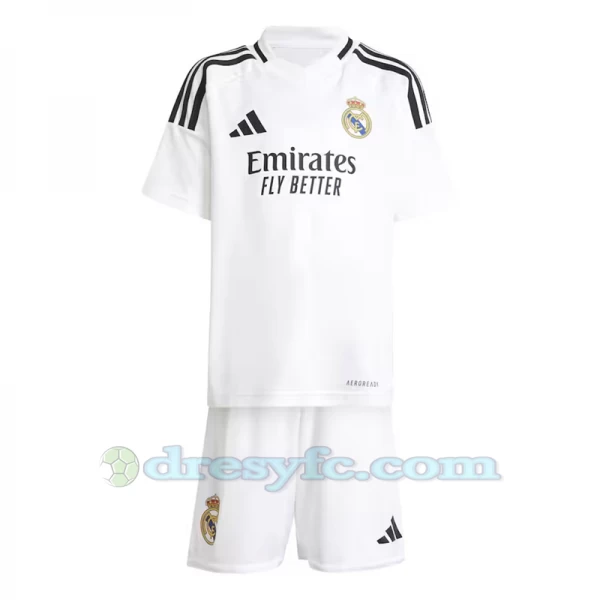 Dětské Fotbalové Dresy Real Madrid 2024-25 Domácí Dres Komplet