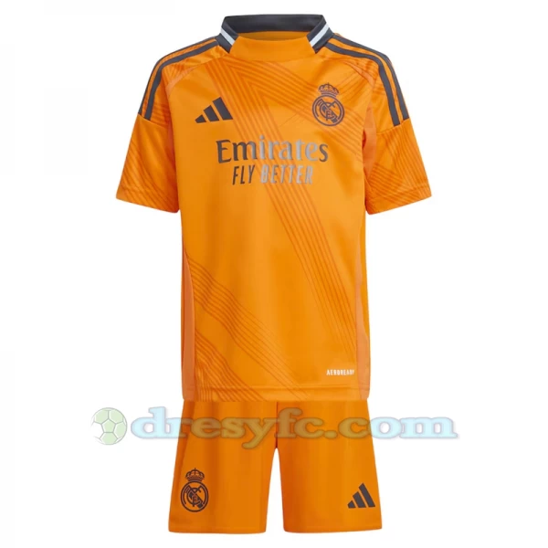 Dětské Fotbalové Dresy Real Madrid 2024-25 Venkovní Dres Komplet