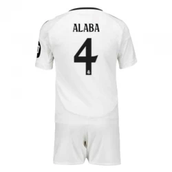 Dětské Fotbalové Dresy Real Madrid David Alaba #4 2024-25 HP Domácí Dres Komplet