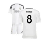 Dětské Fotbalové Dresy Real Madrid Toni Kroos #8 2024-25 Domácí Dres Komplet