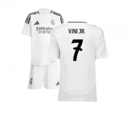Dětské Fotbalové Dresy Real Madrid Vinicius Junior #7 2024-25 Domácí Dres Komplet