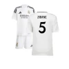 Dětské Fotbalové Dresy Real Madrid Zinédine Zidane #5 2024-25 Domácí Dres Komplet