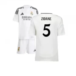 Dětské Fotbalové Dresy Real Madrid Zinédine Zidane #5 2024-25 Domácí Dres Komplet