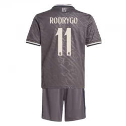 Dětské Fotbalové Dresy Rodrygo #11 Real Madrid 2024-25 Alternativní Dres Komplet