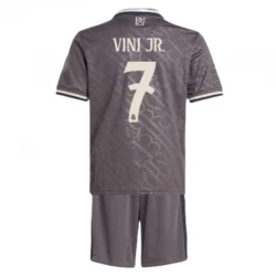 Dětské Fotbalové Dresy Vinicius Junior #7 Real Madrid 2024-25 Alternativní Dres Komplet