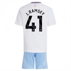 Dětské J.Ramsey #41 Fotbalové Dresy Aston Villa 2024-25 Venkovní Dres Komplet