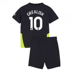 Dětské Jack Grealish #10 Fotbalové Dresy Manchester City 2024-25 Venkovní Dres Komplet