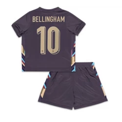Dětské Jude Bellingham #10 Fotbalové Dresy Anglie Mistrovství Evropy 2024 Venkovní Dres Komplet