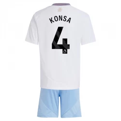 Dětské Konsa #4 Fotbalové Dresy Aston Villa 2024-25 Venkovní Dres Komplet