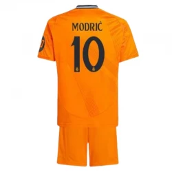 Dětské Modric #10 Fotbalové Dresy Real Madrid 2024-25 HP Venkovní Dres Komplet