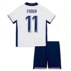 Dětské Phil Foden #11 Fotbalové Dresy Anglie Mistrovství Evropy 2024 Domácí Dres Komplet