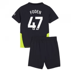 Dětské Phil Foden #47 Fotbalové Dresy Manchester City 2024-25 Venkovní Dres Komplet