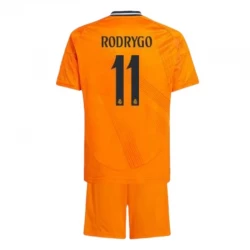 Dětské Rodrygo #11 Fotbalové Dresy Real Madrid 2024-25 Venkovní Dres Komplet