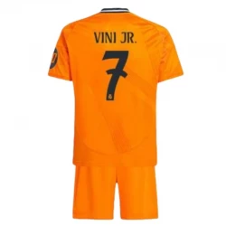 Dětské Vinicius Junior #7 Fotbalové Dresy Real Madrid 2024-25 HP Venkovní Dres Komplet