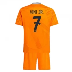 Dětské Vinicius Junior #7 Fotbalové Dresy Real Madrid 2024-25 Venkovní Dres Komplet