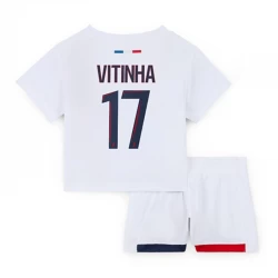 Dětské Vitinha #17 Fotbalové Dresy Paris Saint-Germain PSG 2024-25 Venkovní Dres Komplet