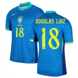 Douglas Luiz #18 Fotbalové Dresy Brazílie Copa America 2024 Venkovní Dres Mužské