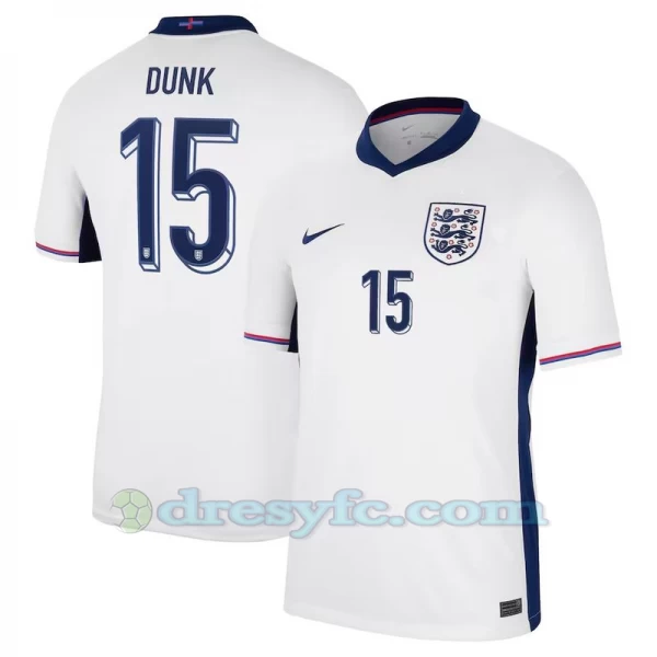 Dunk #15 Fotbalové Dresy Anglie Mistrovství Evropy 2024 Domácí Dres Mužské