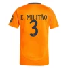 E. Militao #3 Fotbalové Dresy Real Madrid 2024-25 HP Venkovní Dres Mužské