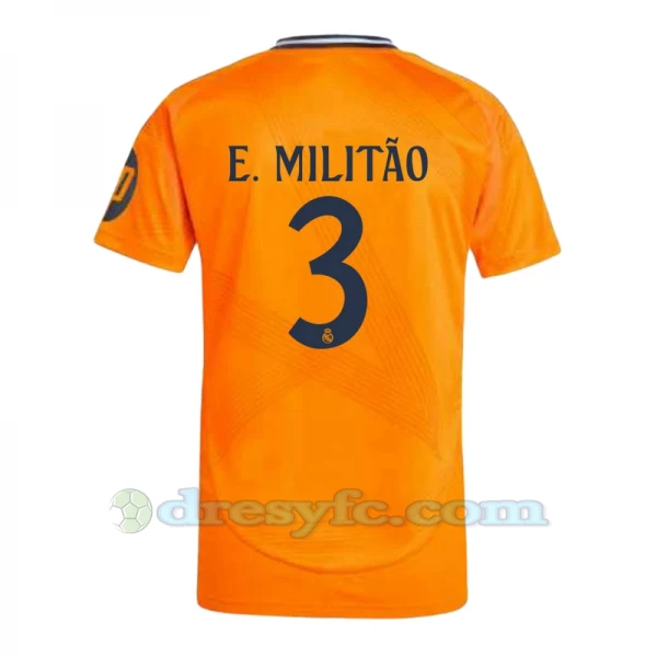 E. Militao #3 Fotbalové Dresy Real Madrid 2024-25 HP Venkovní Dres Mužské